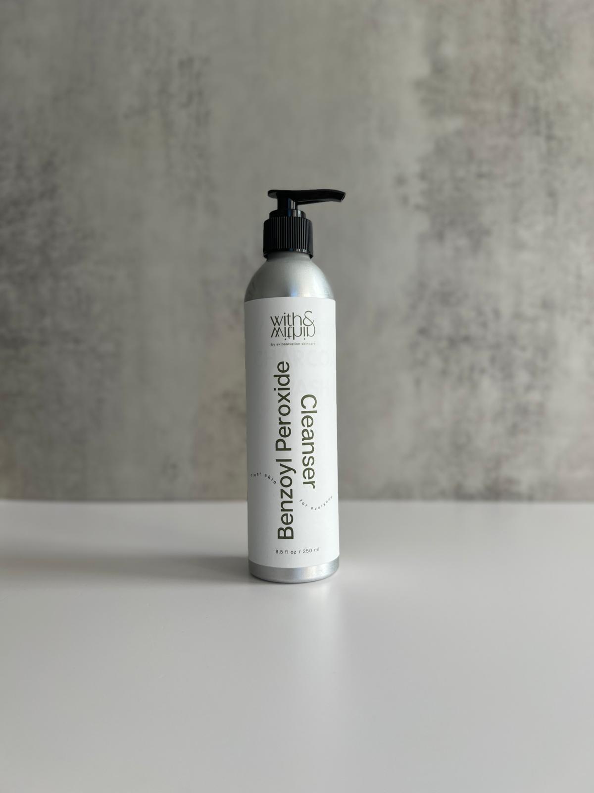 benzoyl peroxide BP wash (plastic microbead-free formula) – with